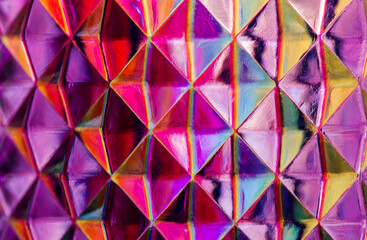 Abstract image showing colourful diamond shapes