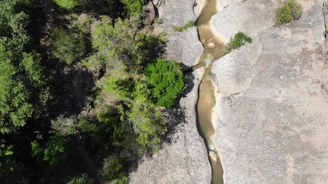 Vista a&eacute;rea del r&iacute;o en el Parque natural de Sant LLoren&ccedil;
