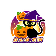 ハロウィン黒猫