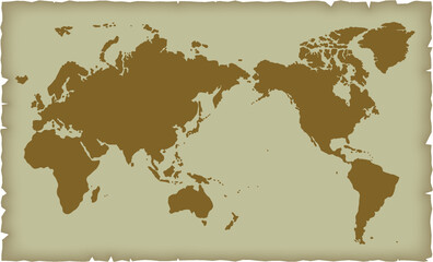 世界地図　アンティーク