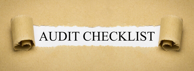 Audit Checklist