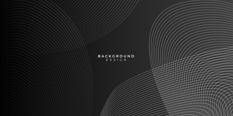 Black abstract paper background