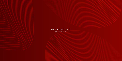 Vector abstract red wavy background. Curve flow motion