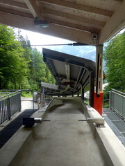Bobsleigh track at Berchtesgaden, Germany