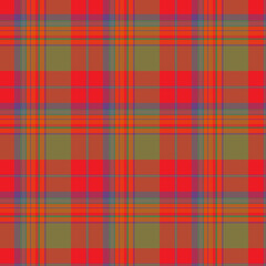 Checkered classical pattern tartan.