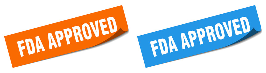 fda approved paper peeler sign set. fda approved sticker