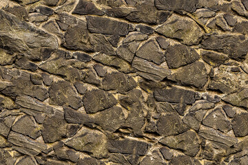 Pattern stone grey uneven wall urban design base rigid weathered surface