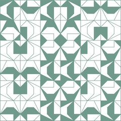 Beautiful of Colorful Pentagon, Repeated, Abstract, Illustrator Pattern Wallpaper. Image for Printing on Paper, Wallpaper or Background, Covers, Fabrics