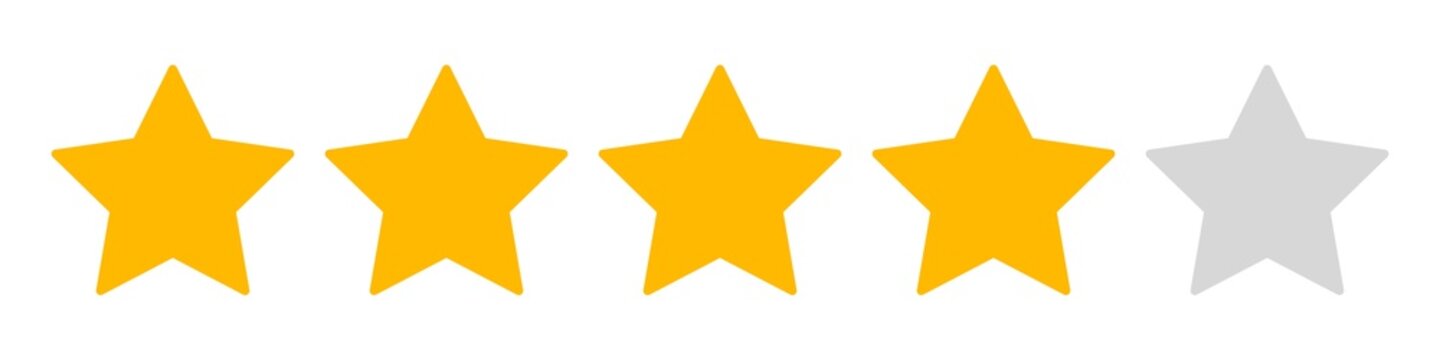 5srs4  5starsratingsign 5srs - review - 5 stars icon. - 4 stars rating - grey and gold banner - 4to1 xxl g9841