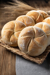Fresh bread for breakfast.
