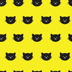 Seamless pattern cute animals. for gift wrapping paper, fabric print, textile, kids stuff