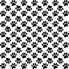 Up And Down Dog Paw Tracks