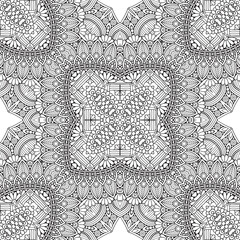Seamless pattern. Vintage decorative elements