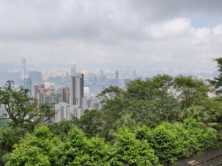 Fototapeta premium hong kong skyline