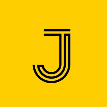 Letter J Logo Icon Design Template Elements	