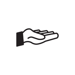 Hand icon vector