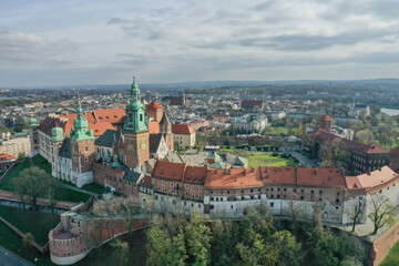 Fototapeta na wymiar Krakow Poland, Wawel Castle