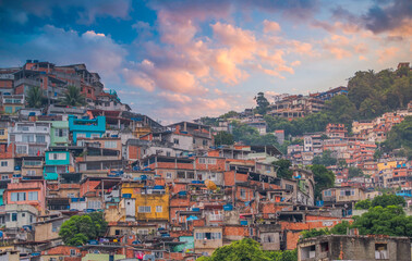 Rio favelas during the COVID-19 pandemic.