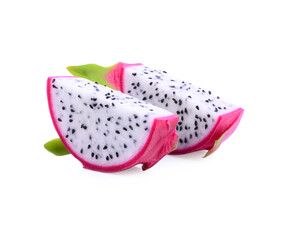 Dragon fruit isolated on white background