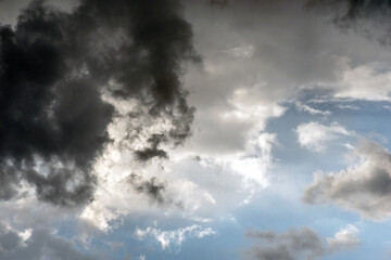 sky with clouds before the storm