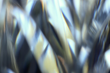 Contrast crystal abstract background. Play of light and shadow.