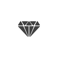 diamond, gem icon vector illustration