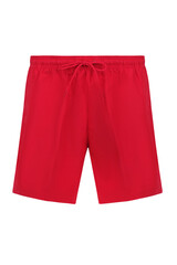 red shorts