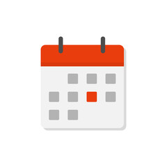 Calendar icon. Annual schedule icon. Vector eps10