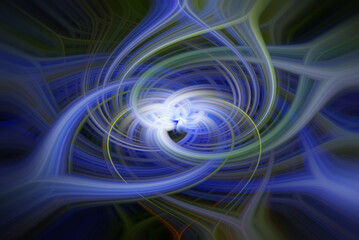 abstract blue fractal background