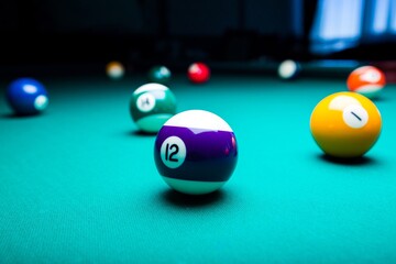 Pool game.