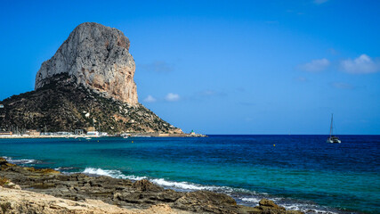 Calpe - the city in the Spanish region of Costa Blanca