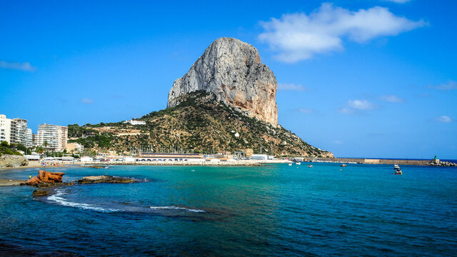 Calpe - the city in the Spanish region of Costa Blanca