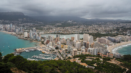 Obraz premium Calpe - the city in the Spanish region of Costa Blanca