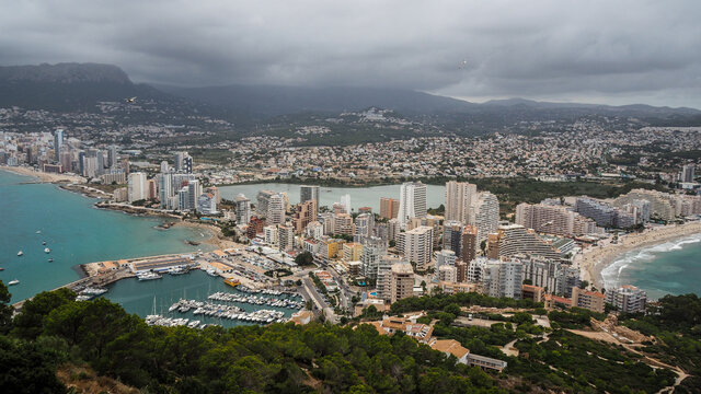 Calpe - the city in the Spanish region of Costa Blanca