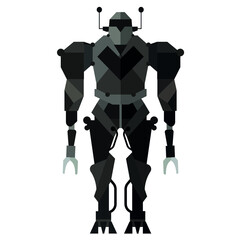 Robot characters icons (with full body)