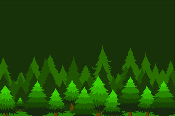 Obraz premium Pine forest