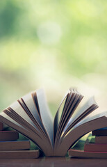 open book with pages