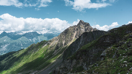 mountain landscape in the alps