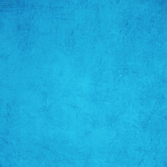 Grunge blue wall background or texture