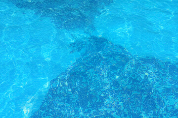pattern of a wavy swimming pool