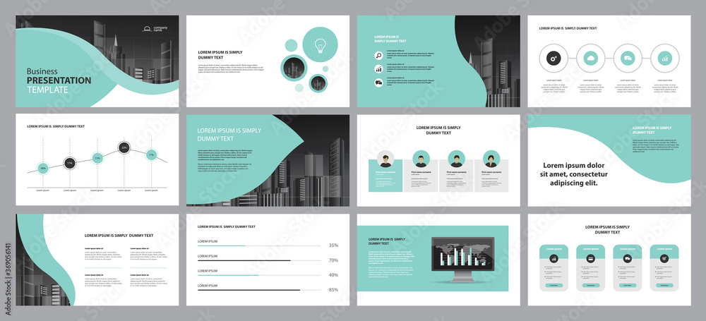 Aufkleber template presentation design and page layout design for brochure ,book , annual report and company profile , with info graphic elements design