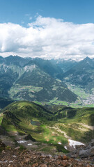 Fototapeta premium view from the top of mountain