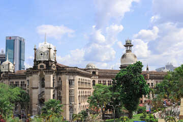 KUALA LUMPUR, MALAYSIA - January  2020:  streets, architecture, buildings