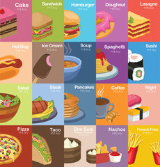 Set of food icons 2