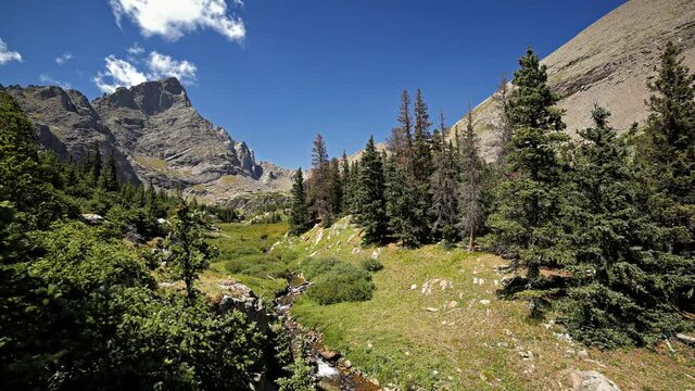 Time-Lapse of Clouds in the Sangre de Cristo Mountains, Colorado, USA