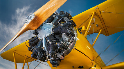 propeller of an historical aircraft