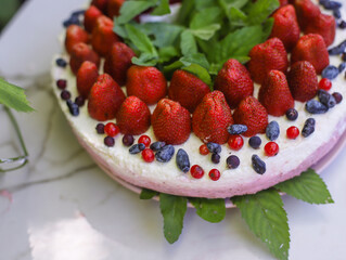 strawberries and cream