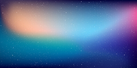 Astrology horizontal star universe background. The night with nebula in the cosmos. Milky way galaxy in the infinity space. Starry night with shiny stars in the vanilla sky. Vector illustration.