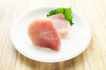 ビンチョウマグロのブロック