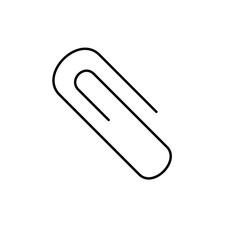 Obraz premium Paper Clip Icon Vector Illustration